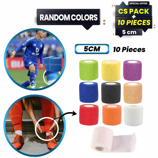 Pack de 10 Bandages Cohésifs 5cm